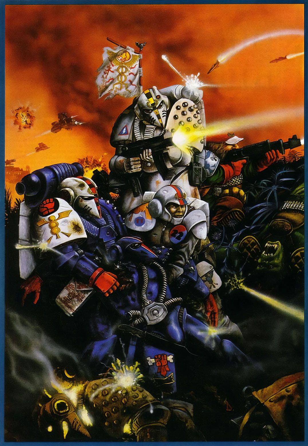 Crimson Fists Medics by David Gallagher