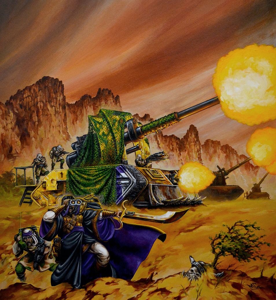 Imperial Guard Basilisk by Mark Gibbons