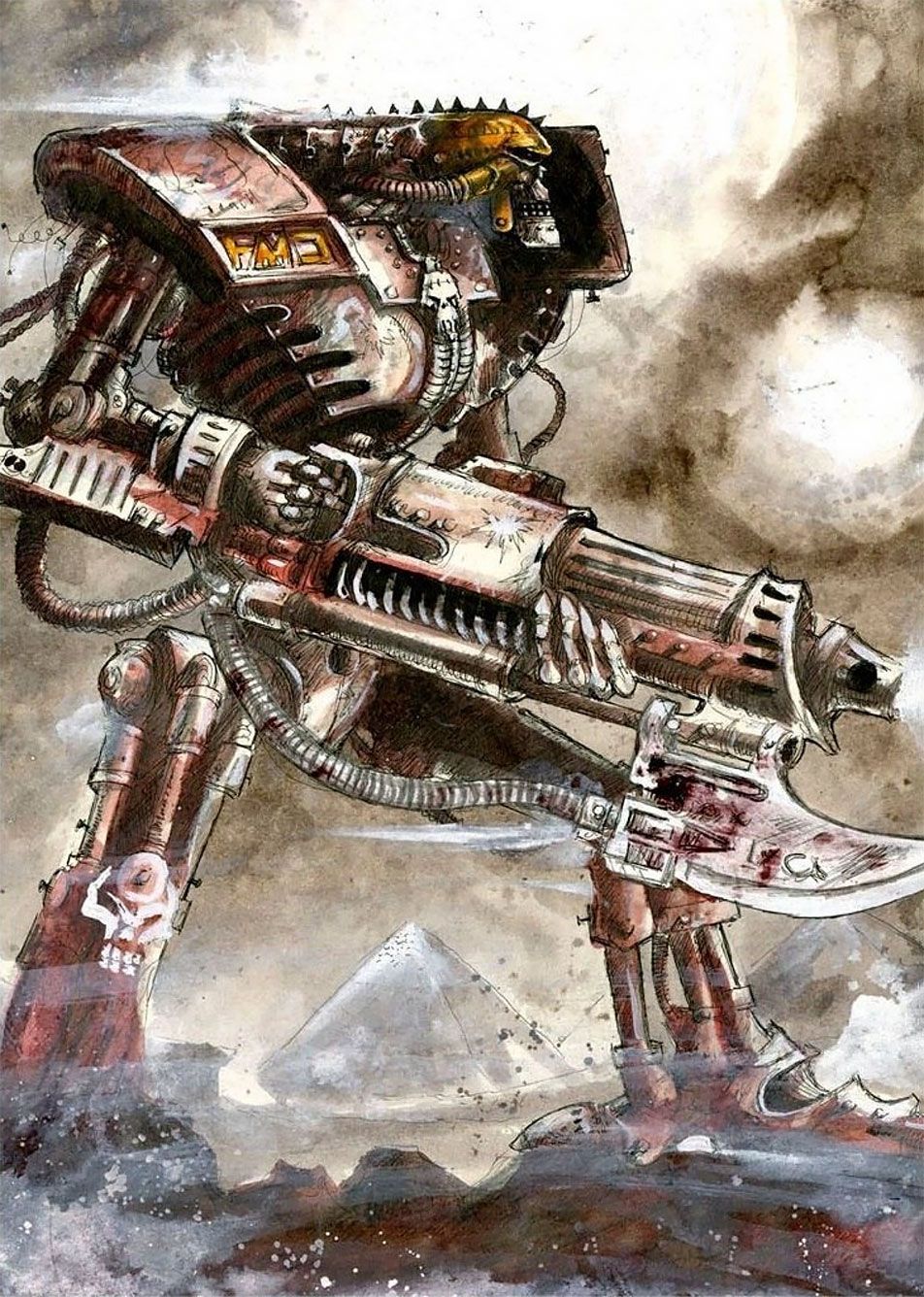 Necron Warrior by John Blanche