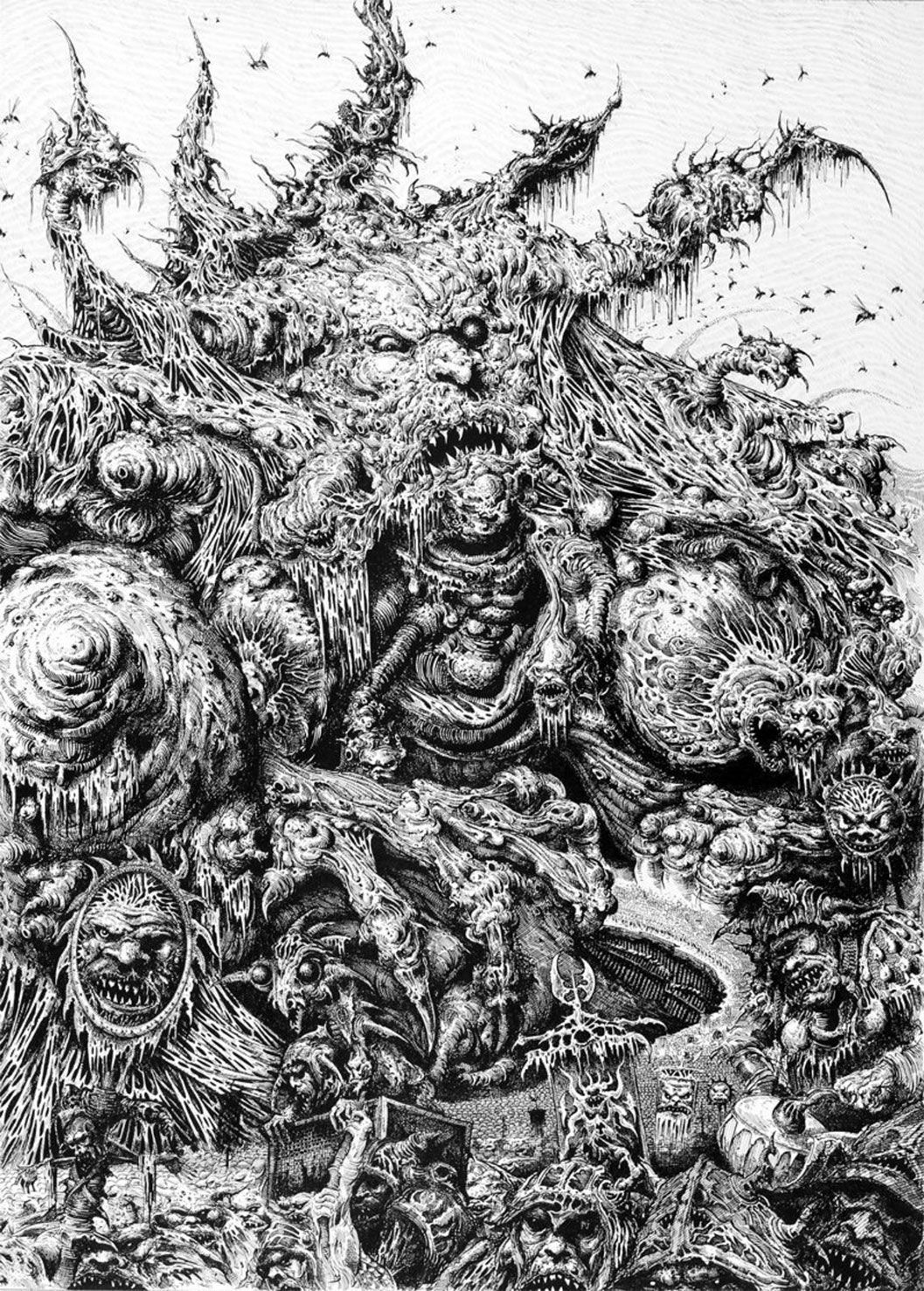 Nurgle Chaos God by Ian Miller