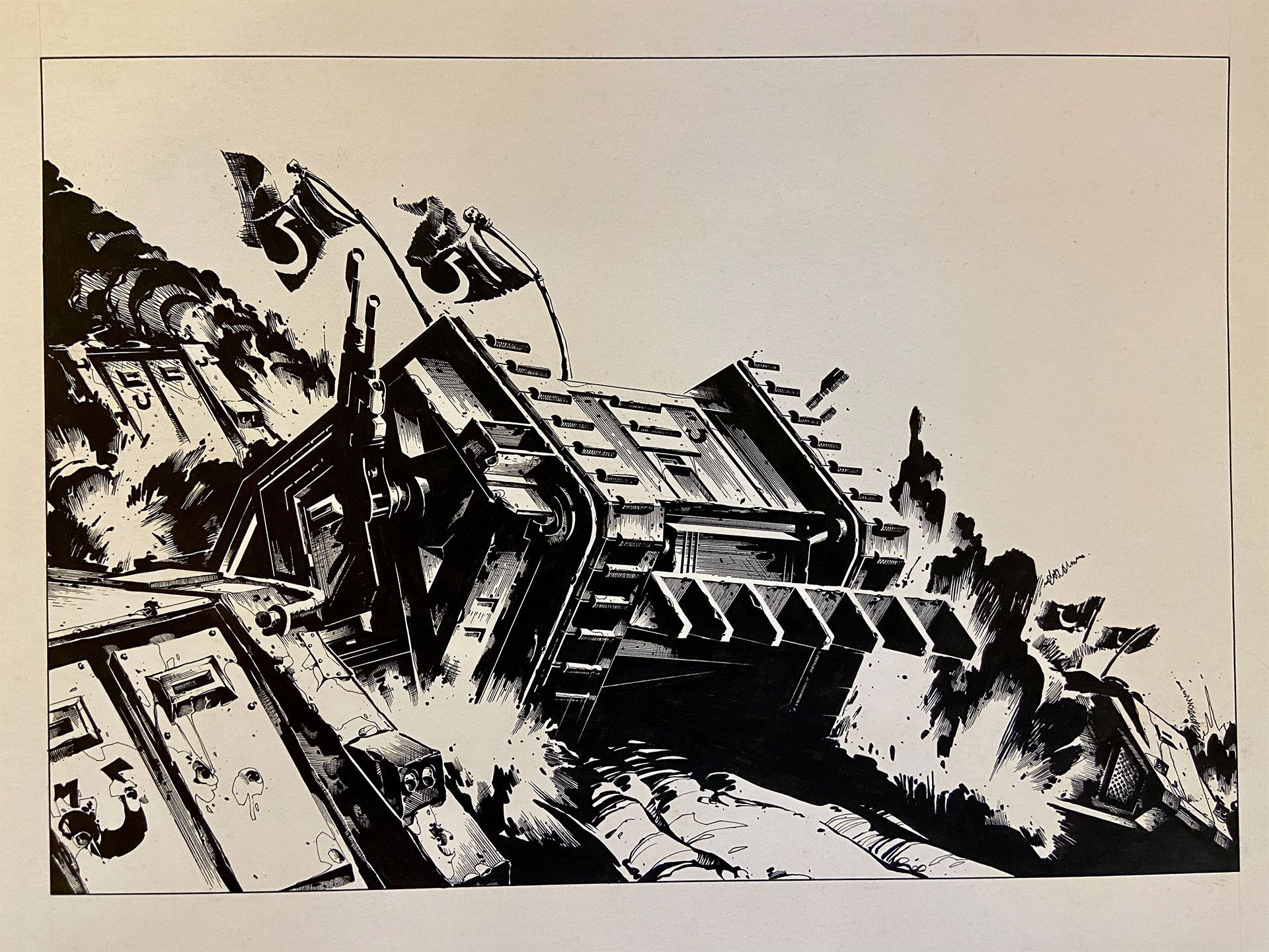 Ultramarines Land Raider by Gary Harrod